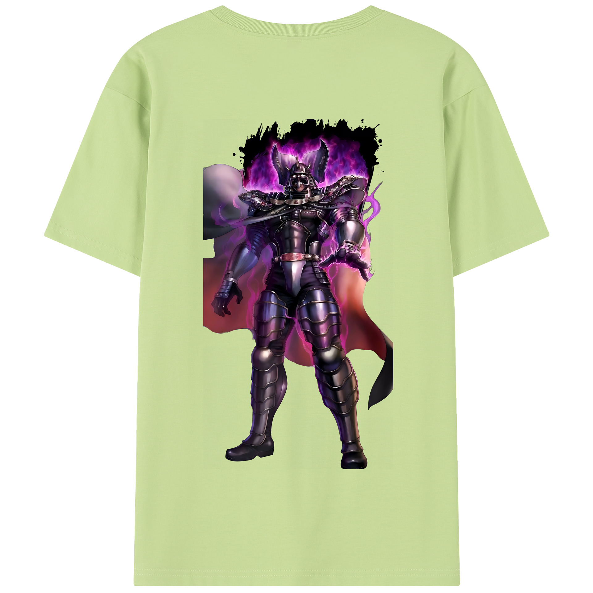 （画像用） 北斗の拳 Fist of the North Star 綿100％半袖Tシャツ（背面プリント）